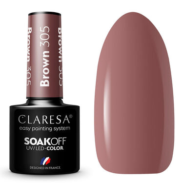 Claresa uv led gellak 5ml brown 305 classic look