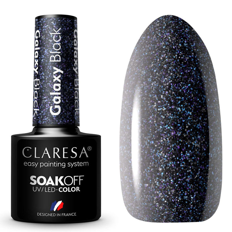 Load image into Gallery viewer, Claresa uv led gellak 5ml galaxy black
