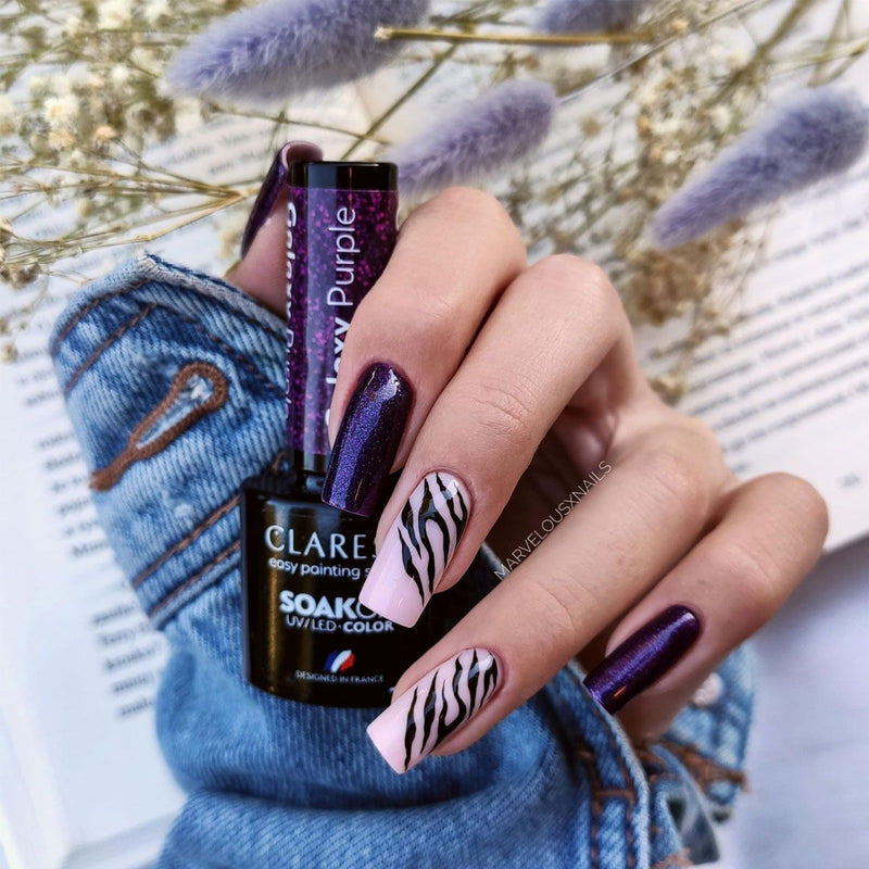 Afbeelding laden in galerijviewer, Claresa uv led gellak 5ml galaxy purple
