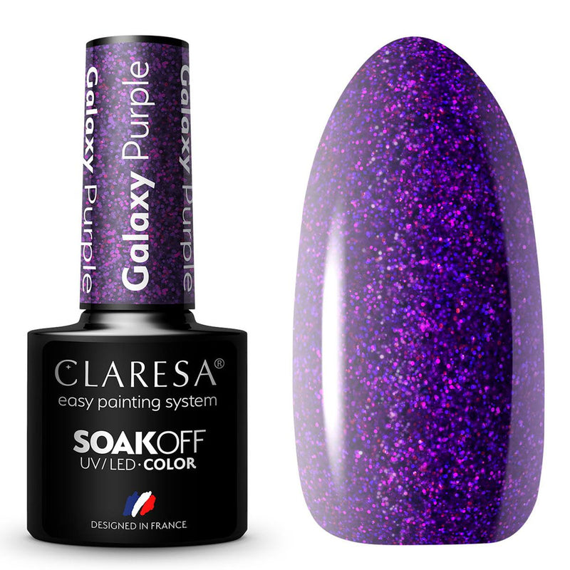 Load image into Gallery viewer, Claresa uv led gellak 5ml galaxy purple
