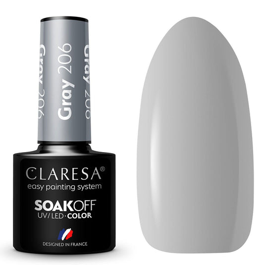 Claresa uv led gellak 5ml gray 206 savanna vibes