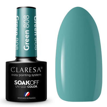 Claresa uv led gellak 5ml green 808 rainbow explosion