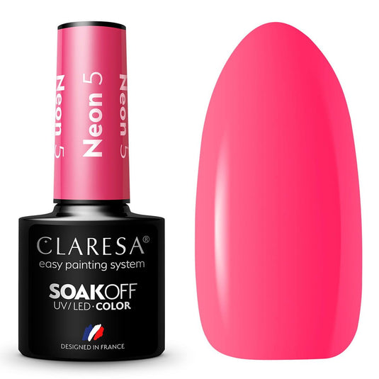 Claresa uv led gellak 5ml neon 5