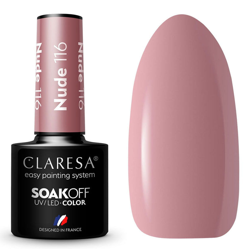 Afbeelding laden in galerijviewer, Claresa uv led gellak 5ml nude 116
