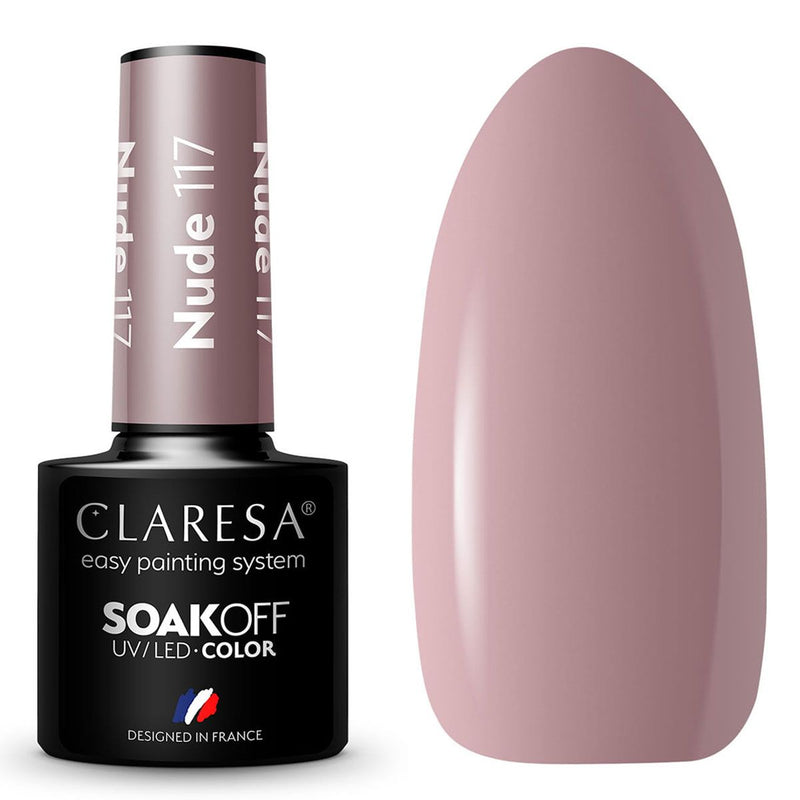 Afbeelding laden in galerijviewer, Claresa uv led gellak 5ml nude 117
