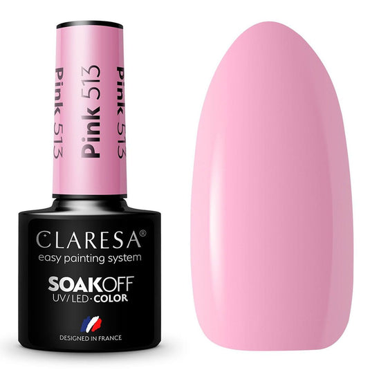 Claresa uv led gellak 5ml pink 513 funfair