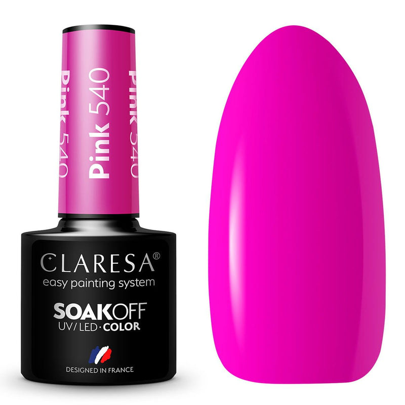 Afbeelding laden in galerijviewer, Claresa uv led gellak 5ml pink 540
