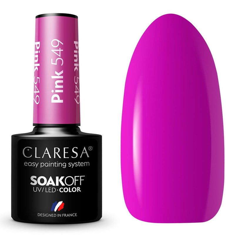 Afbeelding laden in galerijviewer, Claresa uv led gellak 5ml pink 549
