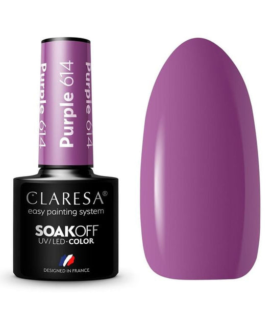 Claresa uv led gellak 5ml purple 614 funfair