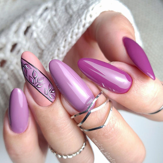 Claresa uv led gellak 5ml purple 615 quiet forest