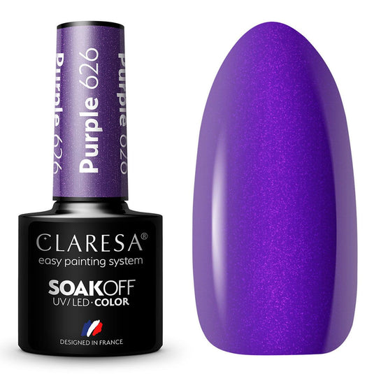 Claresa uv led gellak 5ml purple 626