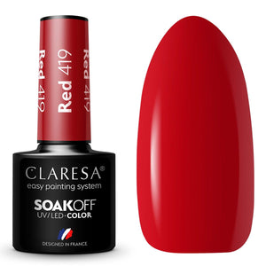 Claresa uv led gellak 5ml red 419 warm feelings
