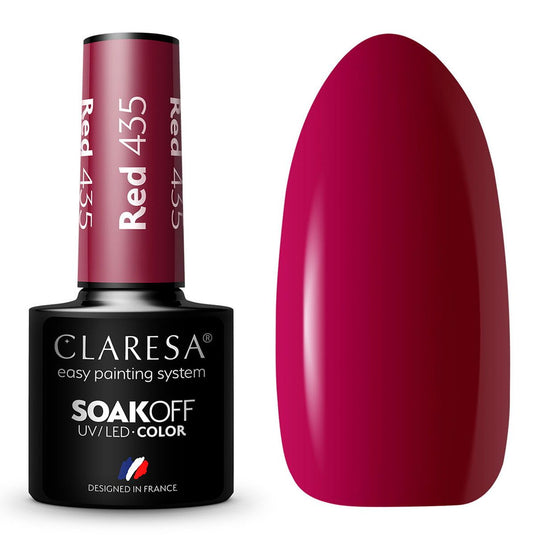 Claresa uv led gellak 5ml red 435 warm feelings