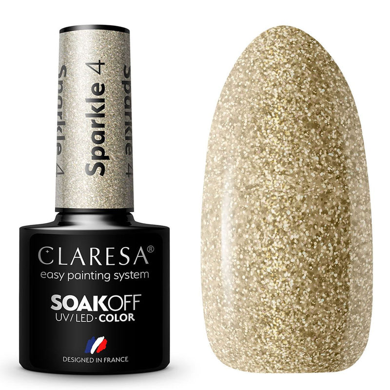 Load image into Gallery viewer, Claresa uv led gellak 5ml sparkle 4
