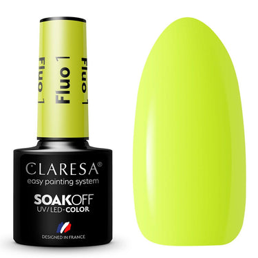 Claresa uv led gellak 5ml fluo 1