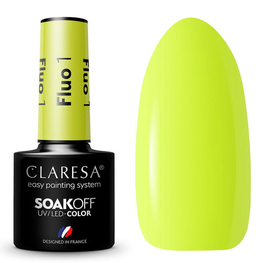 Claresa uv led gellak 5ml fluo 1
