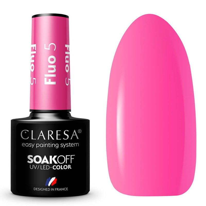 Afbeelding laden in galerijviewer, Claresa uv led gellak 5ml fluo 5
