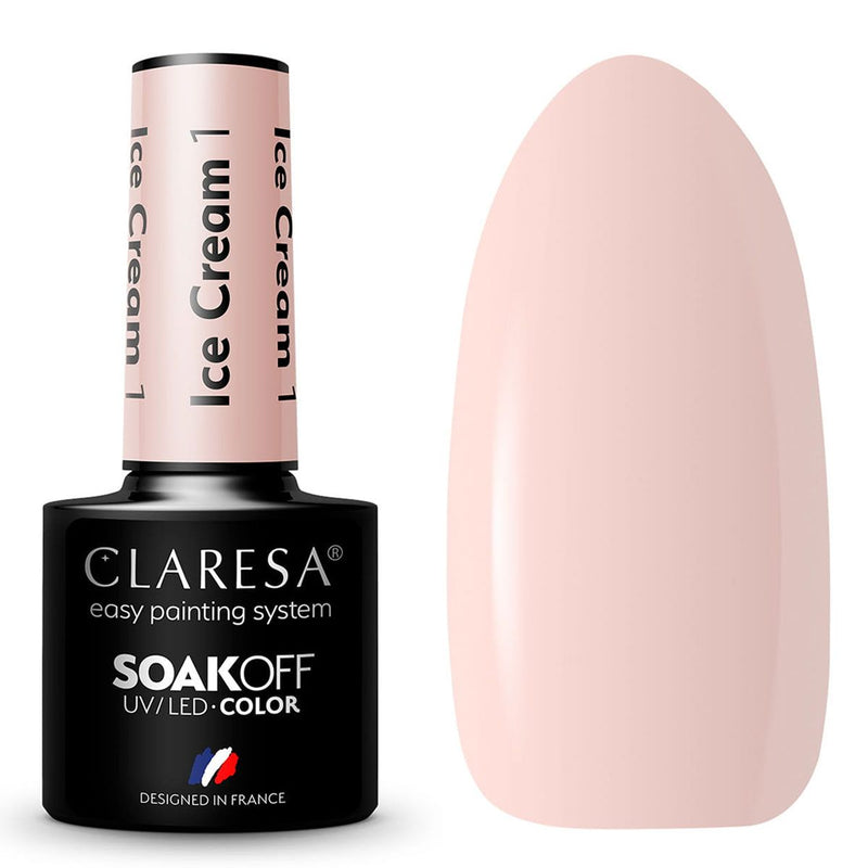 Load image into Gallery viewer, Claresa uv led gellak 5ml ice cream 1
