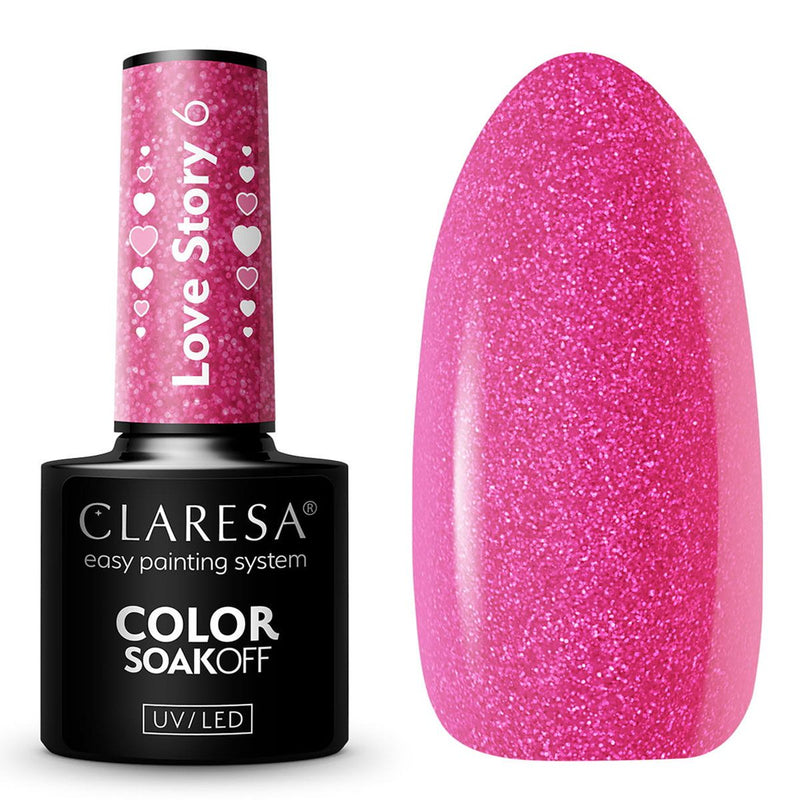 Afbeelding laden in galerijviewer, Claresa uv led gellak 5ml love story 6
