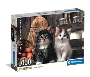 Clementoni puzzel 1000 stukjes lovely kittens