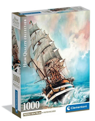 Clementoni puzzel 1000 stukjes amerigo vespucci