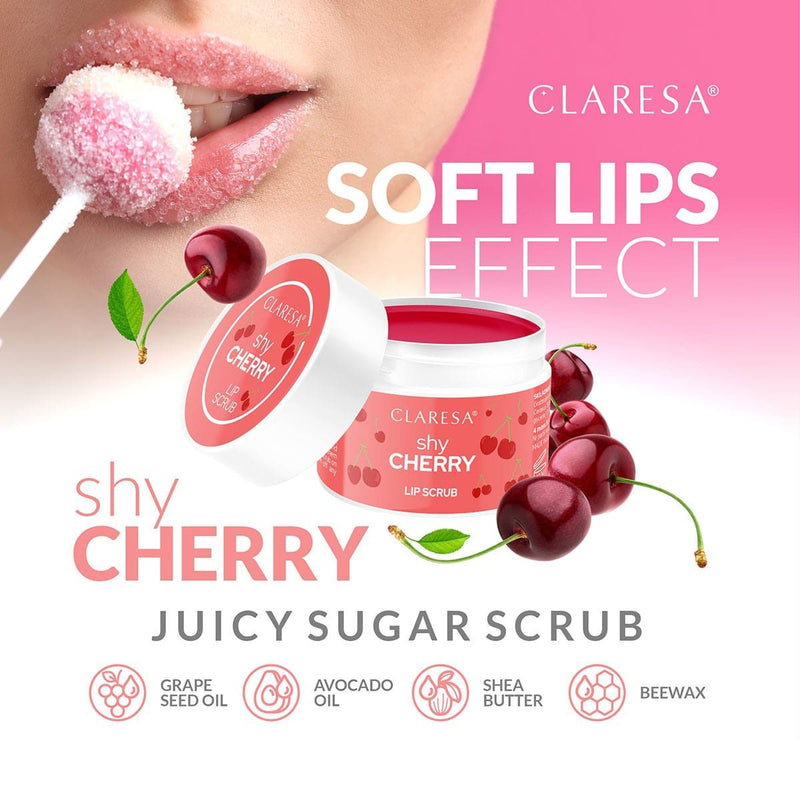 Load image into Gallery viewer, Claresa lip scrub shy cherry 15gr.
