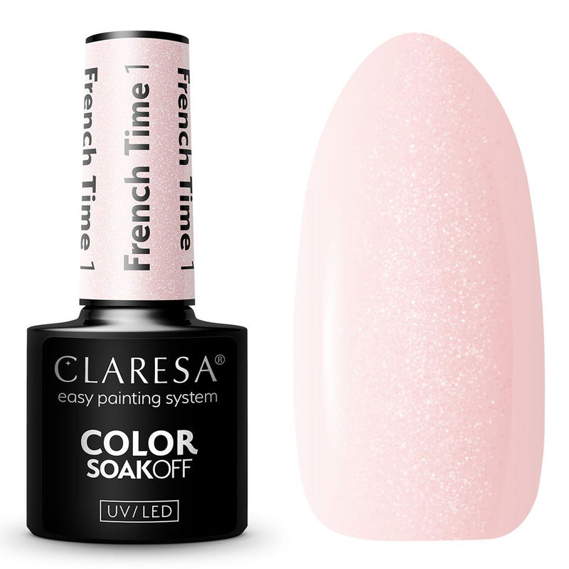 Chargez l'image dans la visionneuse de la galerie, Claresa uv led gellak 5ml french time 1
