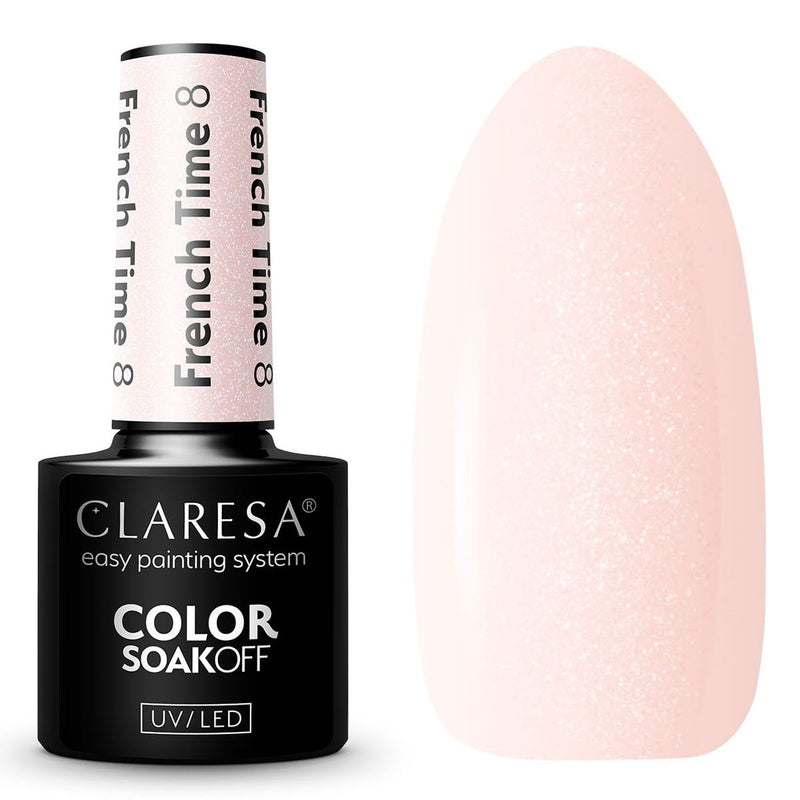 Load image into Gallery viewer, Claresa uv led gellak 5ml french time 8
