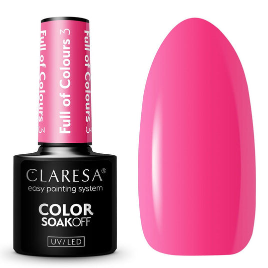 Claresa uv led gellak 5ml full of colours 3