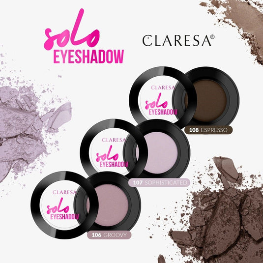 Claresa solo eyeshadow 108 espresso