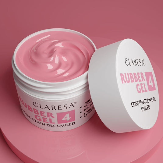 Claresa rubber gel 4 warm pink 12gr.