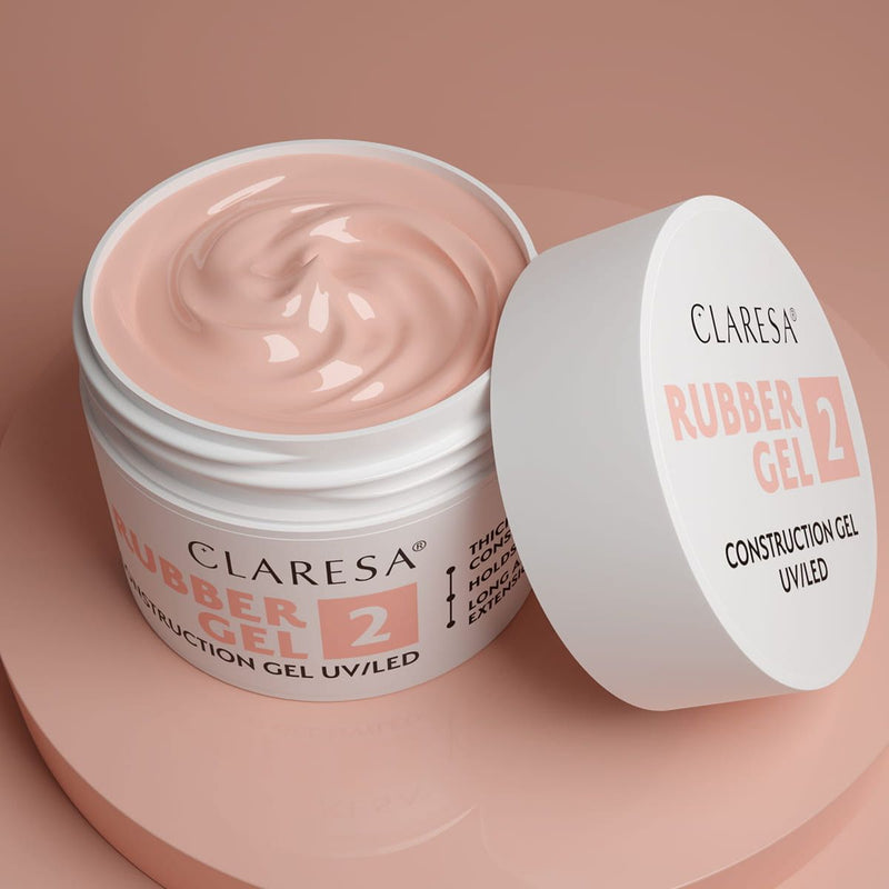 Afbeelding laden in galerijviewer, Claresa rubber gel 2 soft pink 45gr.
