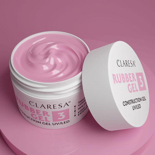Claresa rubber gel 3 cool pink 45gr.