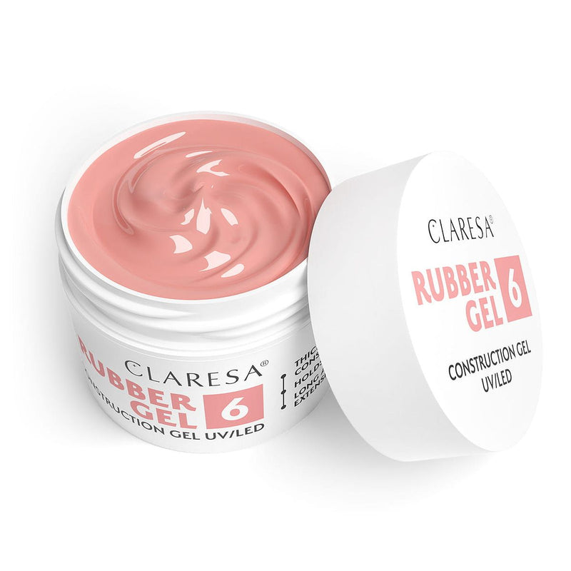 Afbeelding laden in galerijviewer, Claresa rubber gel 6 blush pink 45gr.
