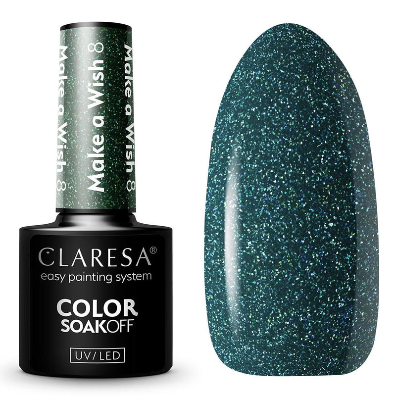 Afbeelding laden in galerijviewer, Claresa uv led gellak 5ml make a wish 8
