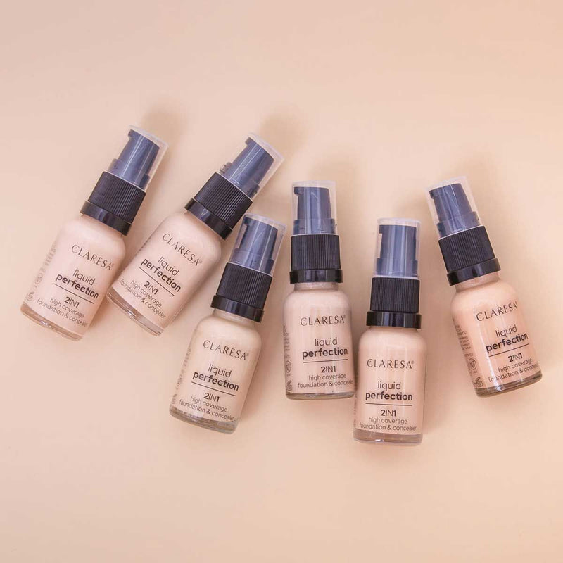 Load image into Gallery viewer, Claresa liquid perfection 2-in-1 concealer en foundation 103.5 light nude 18gr.
