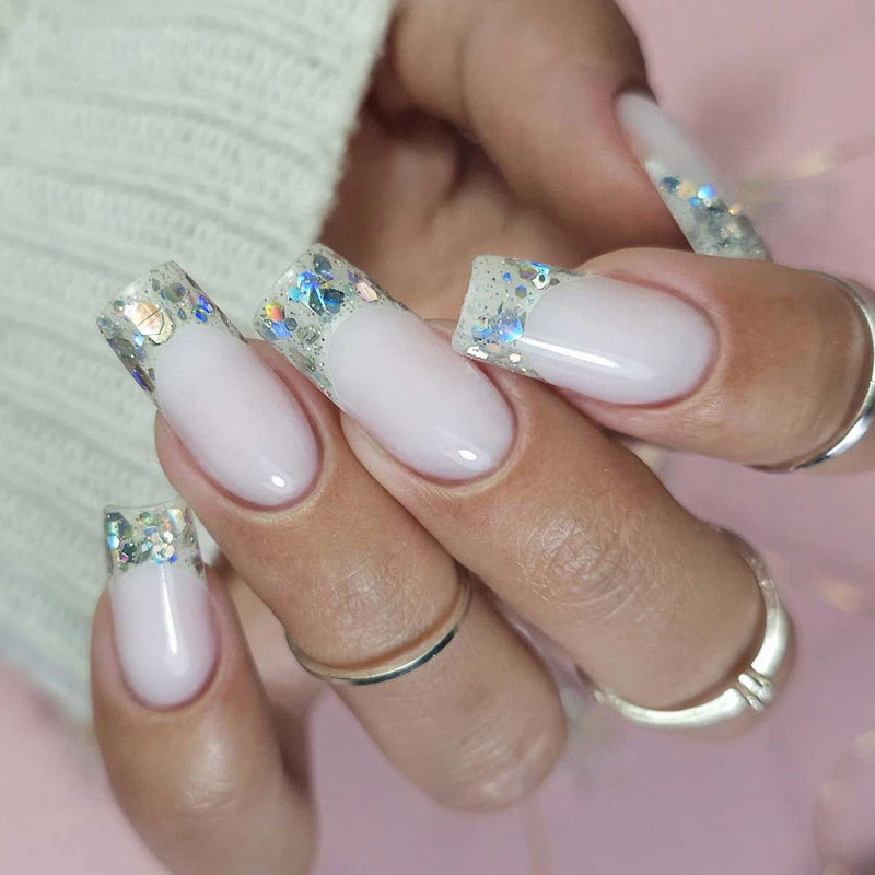 Load image into Gallery viewer, Claresa megastar silver flicker uv led art gel 10gr.
