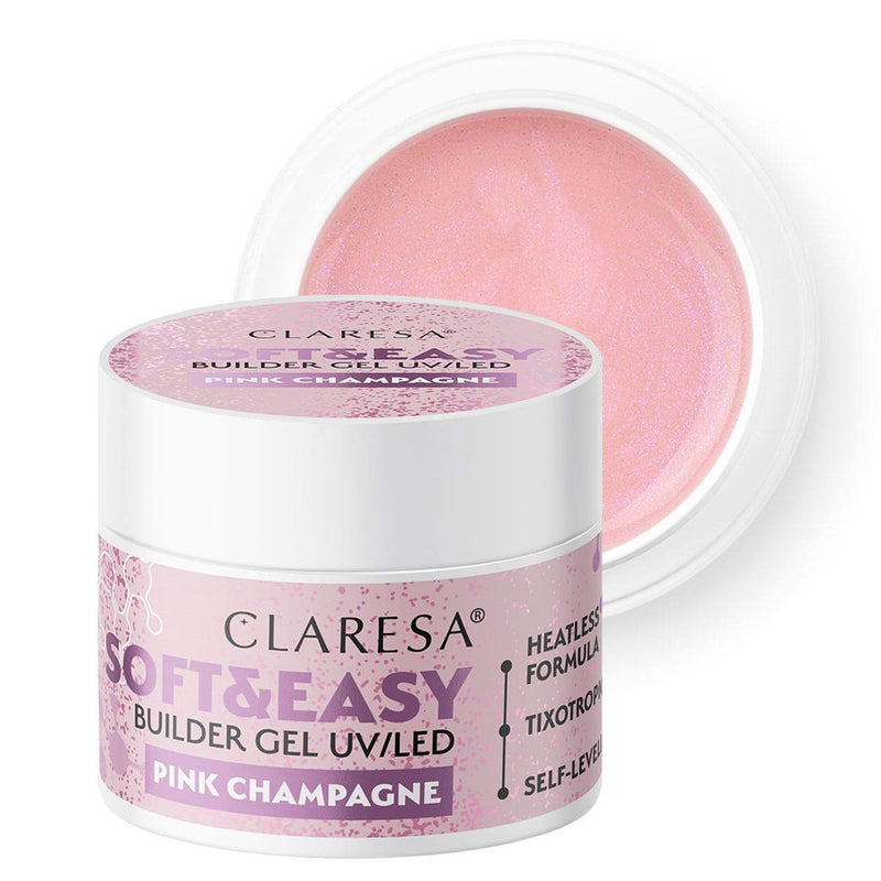 Afbeelding laden in galerijviewer, Claresa keratine soft easy builder gel blinking pink 45gr.
