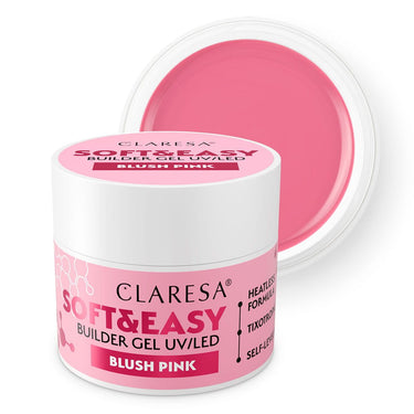 Claresa keratine soft easy builder gel blush pink 90gr.