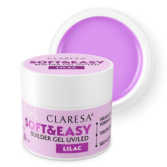 Claresa keratine soft easy builder gel lilac 45gr.