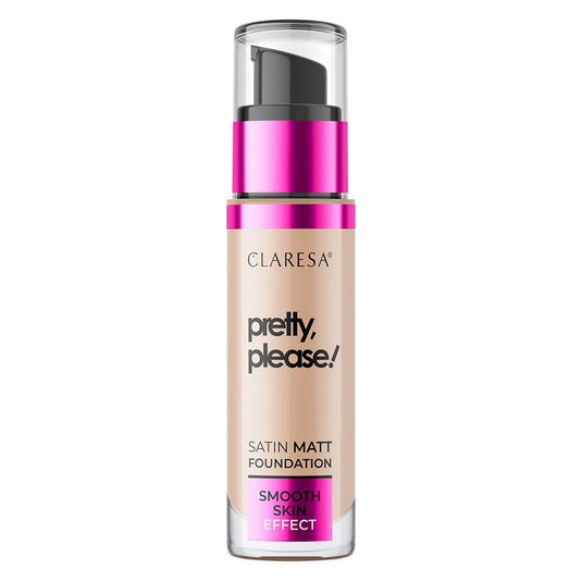 Claresa satin matt foundation pretty, please! 06 tan 34gr.