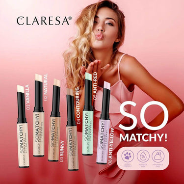 Claresa so matchy! concealer cover stick 05 anti-red 3gr.