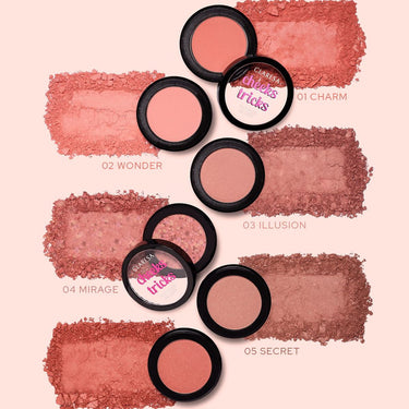 Claresa cheeks tricks powder blush 05 secret 4gr.