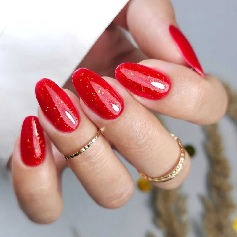 Load image into Gallery viewer, Claresa rainbow jello base coat red 5ml
