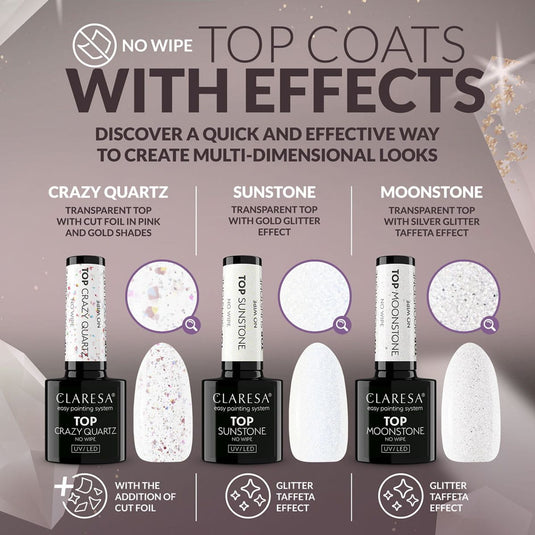 Claresa top moonstone no wipe 5ml