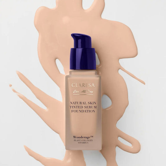 Claresa natural skin tinted serum foundation 2n medium neutral 32ml