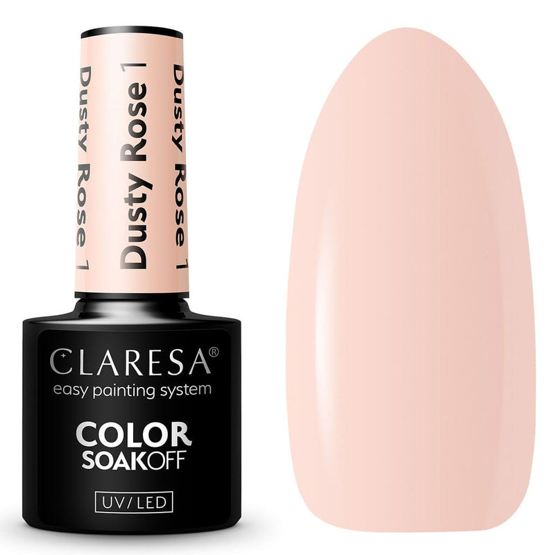 Afbeelding laden in galerijviewer, Claresa uv led gellak 5ml dusty rose 1
