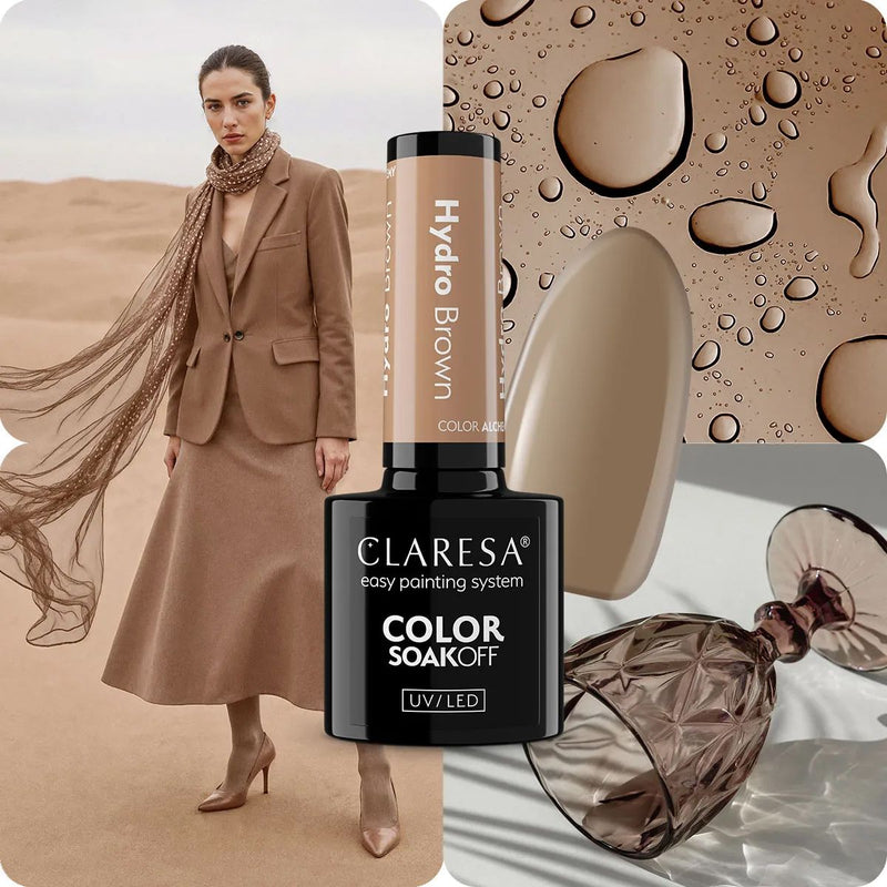 Chargez l'image dans la visionneuse de la galerie, Claresa uv led gellak 5ml color alchemy - hydro brown
