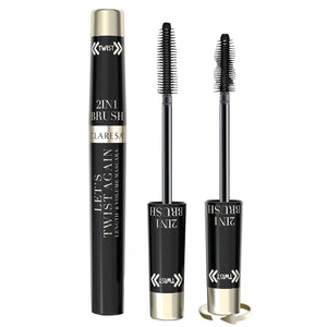 Claresa let's twist again 2-in-1 lenght volume mascara zwart