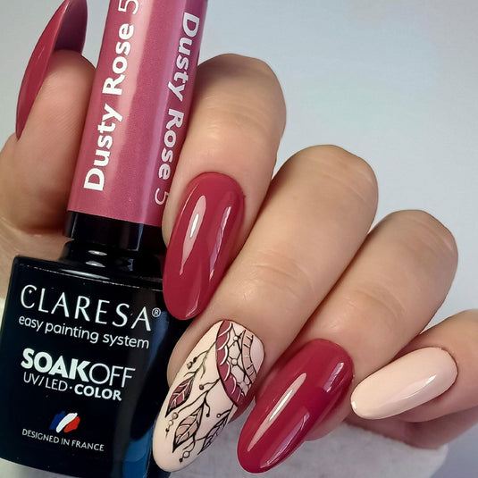 Claresa uv led gellak 5ml dusty rose 5